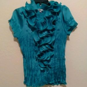 Price is firm Jaipur Holiday Ruffled Top